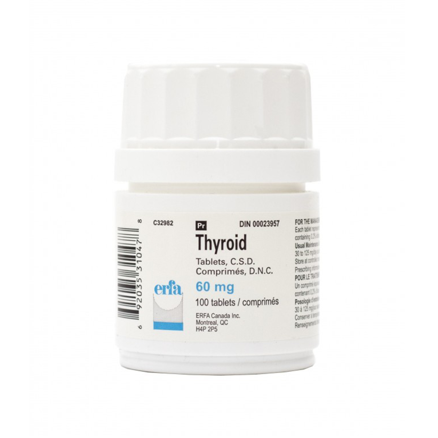 Thyroid (ERFA 1 grain)